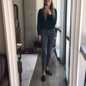 Top shop cropped thick sweater